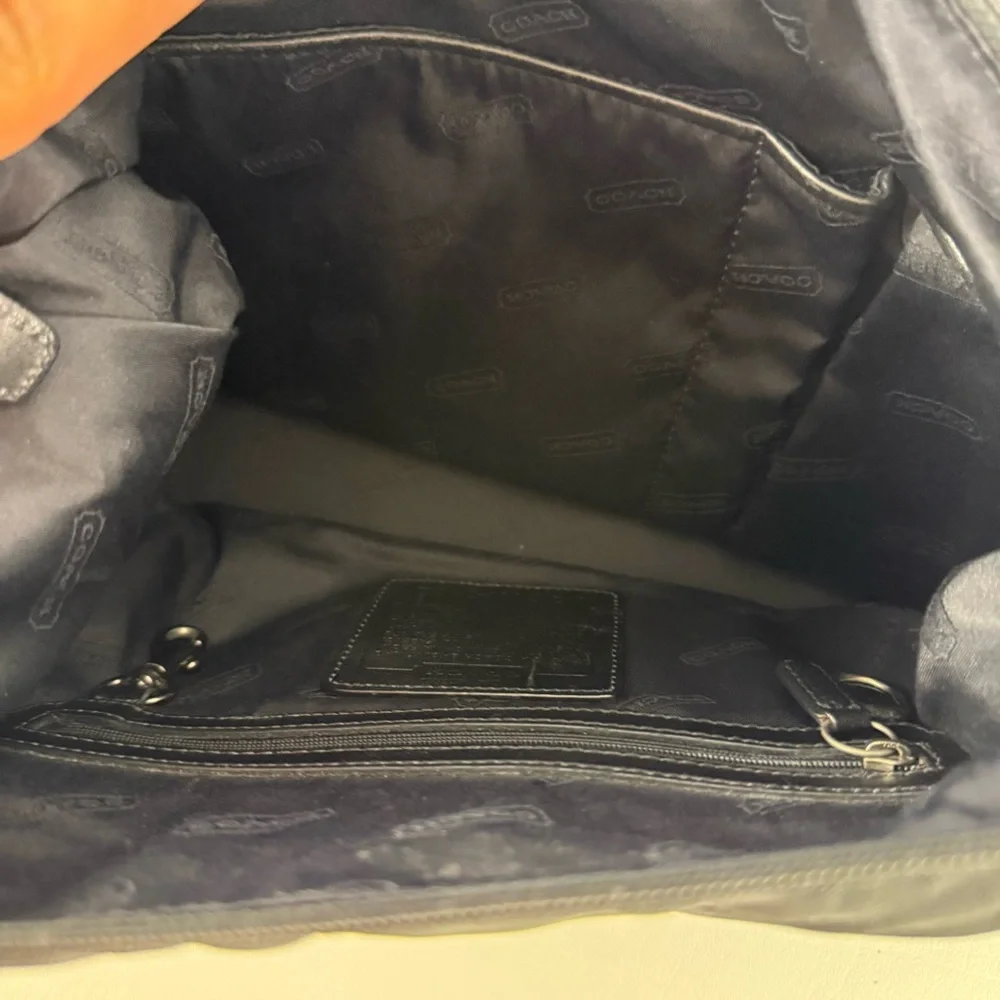 Vintage Coach Mercer Black Nylon Hobo Bag – Style 7422 (Y2K Era) - Picture 10 of 11